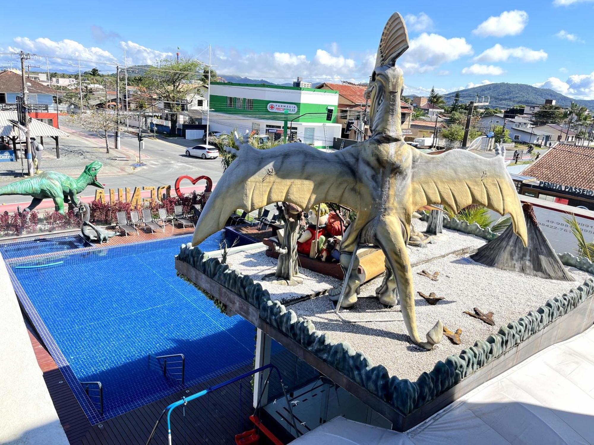 Hotel Recanto Dos Dinossauros Penha  Luaran gambar